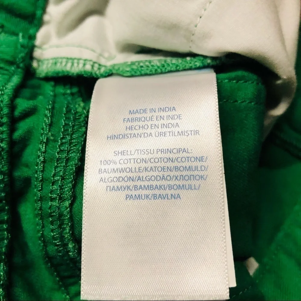 RALPH LAUREN - INFANT GIRL GREEN SHORTS